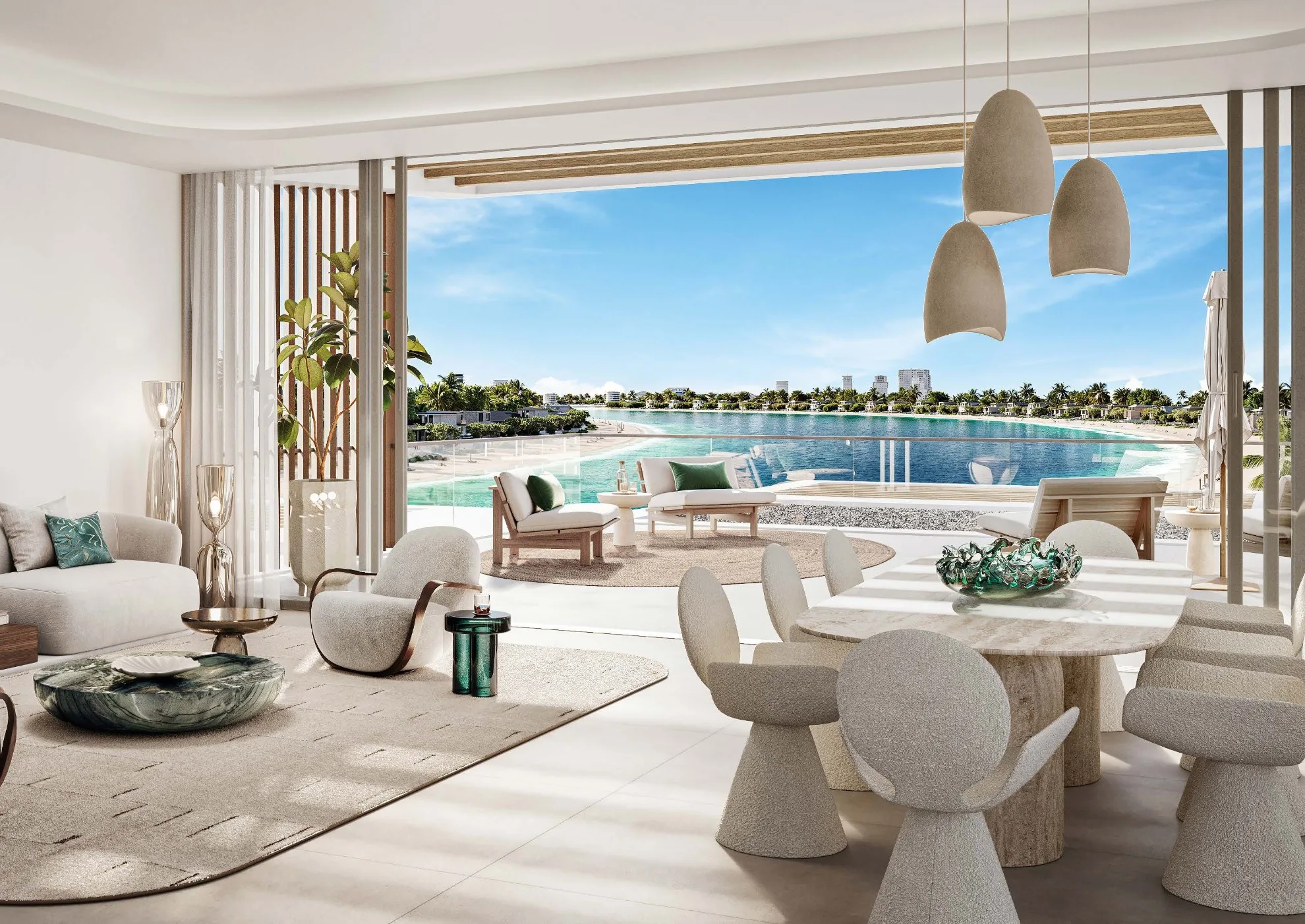 Warm open-plan residence at Lunaya Terraces